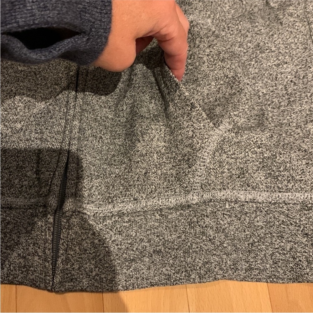 EUC Boys/Unisex Roots Salt & Pepper Speckled Full Zip Hoodie - size XXL (13/14) - Picture 8 of 16